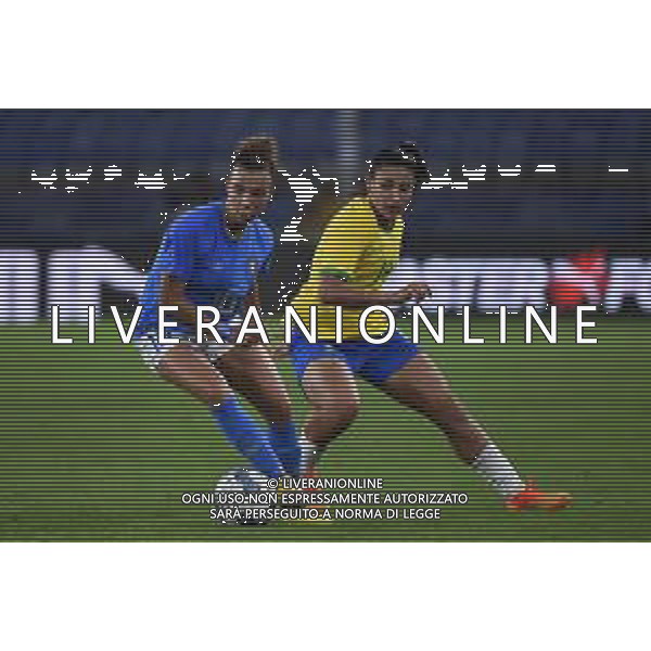 TVRG Arianna Caruso (Italia) e Maria Eduarda Sampaio (Brasile) Italia vs Brasile Genova 10-10-2022 Stadio Luighi Ferraris Marassi amichevole nazionali femmiili foto Roberto Garavaglia/ag. Aldo Liverani sas / AGENZIA ALDO LIVERANI SAS