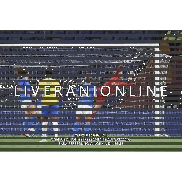 TVRG Francesca Durante (Italia) salva la porta dal possibile 2 a 0 Brasile Italia vs Brasile Genova 10-10-2022 Stadio Luighi Ferraris Marassi amichevole nazionali femmiili foto Roberto Garavaglia/ag. Aldo Liverani sas / AGENZIA ALDO LIVERANI SAS