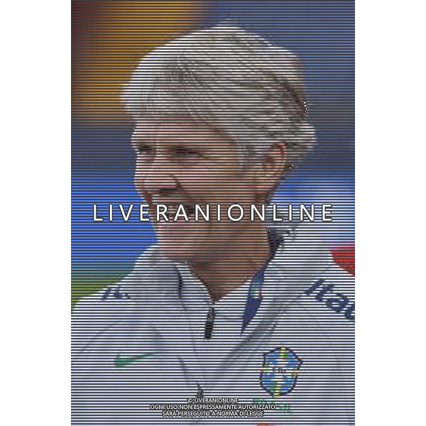 TVRG Pia Sundhage allenatrice Brasile Italia vs Brasile Genova 10-10-2022 Stadio Luighi Ferraris Marassi amichevole nazionali femmiili foto Roberto Garavaglia/ag. Aldo Liverani sas / AGENZIA ALDO LIVERANI SAS