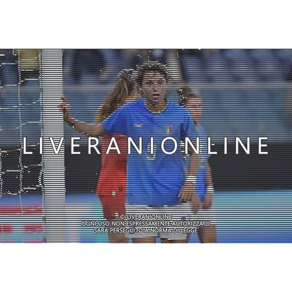 TVRG Valentina Giacinti (Italia) Italia vs Brasile Genova 10-10-2022 Stadio Luighi Ferraris Marassi amichevole nazionali femmiili foto Roberto Garavaglia/ag. Aldo Liverani sas / AGENZIA ALDO LIVERANI SAS