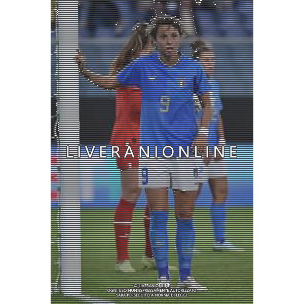 TVRG Valentina Giacinti (Italia) Italia vs Brasile Genova 10-10-2022 Stadio Luighi Ferraris Marassi amichevole nazionali femmiili foto Roberto Garavaglia/ag. Aldo Liverani sas / AGENZIA ALDO LIVERANI SAS