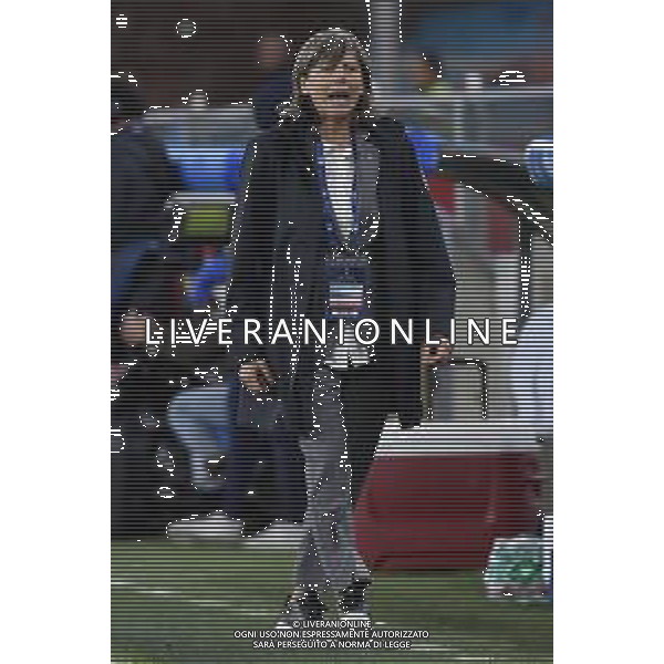 TVRG Milena Bertolini allenatrice Italia Italia vs Brasile Genova 10-10-2022 Stadio Luighi Ferraris Marassi amichevole nazionali femmiili foto Roberto Garavaglia/ag. Aldo Liverani sas / AGENZIA ALDO LIVERANI SAS