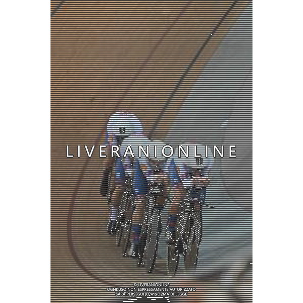12-10-2022 World Championships Track; Giornata 01; 2022, Great Britain; Bigham, Daniel; Hayter, Ethan; Wood, Oliver; Vernon, Ethan; Saint Quentin En Yvelines; FOTO STEFANO SIROTTI-AG ALDO LIVERANI SAS