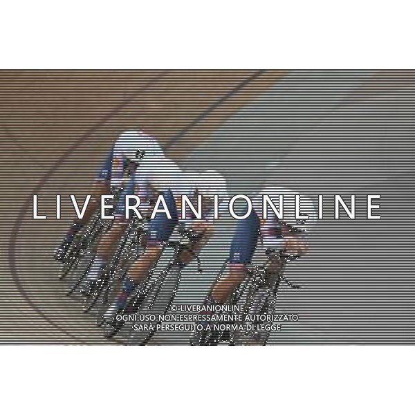 12-10-2022 World Championships Track; Giornata 01; 2022, Great Britain; Bigham, Daniel; Hayter, Ethan; Wood, Oliver; Vernon, Ethan; Saint Quentin En Yvelines; FOTO STEFANO SIROTTI-AG ALDO LIVERANI SAS