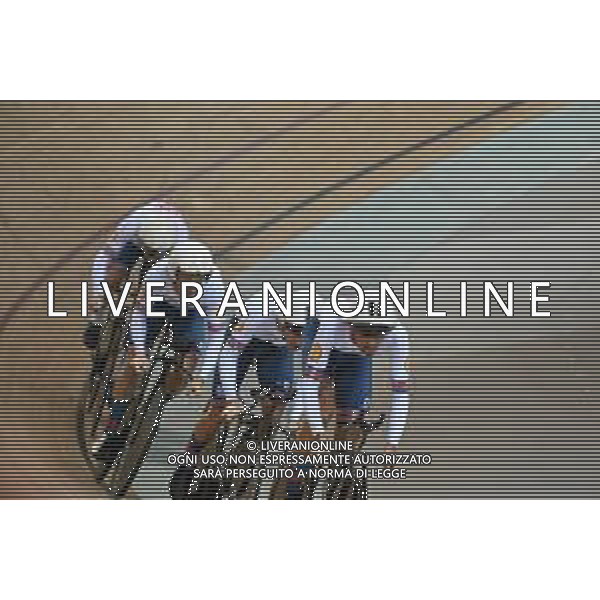 12-10-2022 World Championships Track; Giornata 01; 2022, Great Britain; Bigham, Daniel; Hayter, Ethan; Wood, Oliver; Vernon, Ethan; Saint Quentin En Yvelines; FOTO STEFANO SIROTTI-AG ALDO LIVERANI SAS