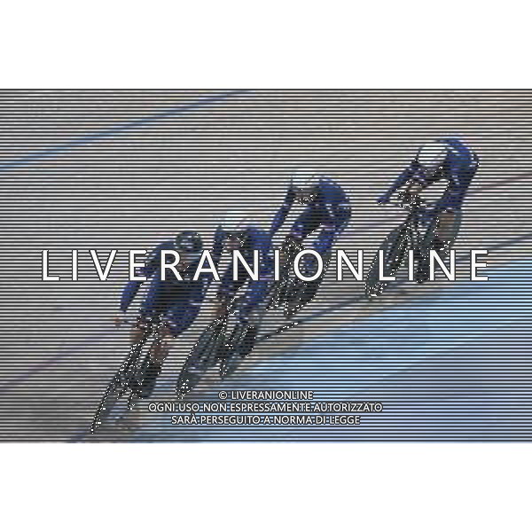 12-10-2022 World Championships Track; Giornata 01; 2022, France; Denis, Thomas; Lafargue, Quentin; Thomas, Benjamin; Tabellion, Valentin; Saint Quentin En Yvelines; FOTO STEFANO SIROTTI-AG ALDO LIVERANI SAS