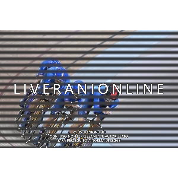 12-10-2022 World Championships Track; Giornata 01; 2022, Italia; Ganna, Filippo; Lamon, Francesco; Milan, Jonathan; Moro, Manlio; Saint Quentin En Yvelines; FOTO STEFANO SIROTTI-AG ALDO LIVERANI SAS