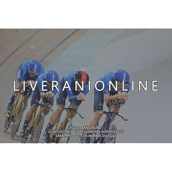 12-10-2022 World Championships Track; Giornata 01; 2022, Italia; Ganna, Filippo; Lamon, Francesco; Milan, Jonathan; Moro, Manlio; Saint Quentin En Yvelines; FOTO STEFANO SIROTTI-AG ALDO LIVERANI SAS