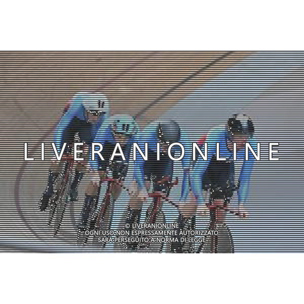 12-10-2022 World Championships Track; Giornata 01; 2022, Canada; Bibic, Dylan; Guillemette, Mathias; Mattern, Carson; Richardson, Sean; Saint Quentin En Yvelines; FOTO STEFANO SIROTTI-AG ALDO LIVERANI SAS