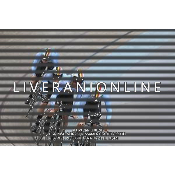 12-10-2022 World Championships Track; Giornata 01; 2022, Belgium; Dens, Tuur; Bernard, Thibaut; Pollefliet, Gianluca; Vandenbranden, Noah; Saint Quentin En Yvelines; FOTO STEFANO SIROTTI-AG ALDO LIVERANI SAS