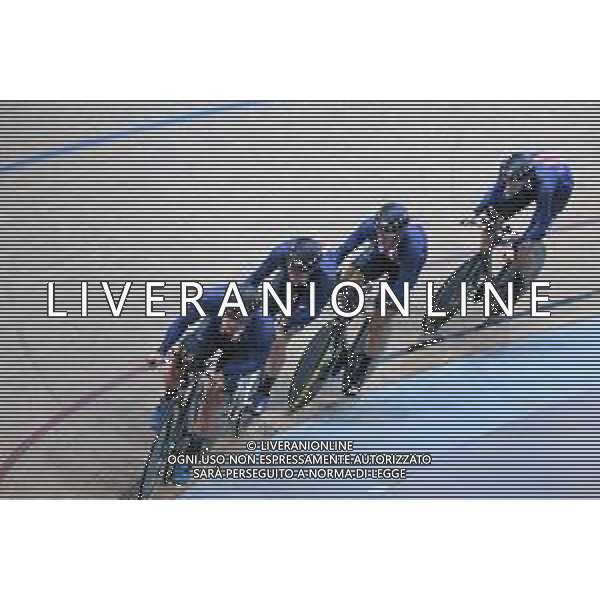 12-10-2022 World Championships Track; Giornata 01; 2022, Usa; Domonoske, David; Johnson, Anders; Koontz, Grant; Rhim, Brendan; Saint Quentin En Yvelines; FOTO STEFANO SIROTTI-AG ALDO LIVERANI SAS
