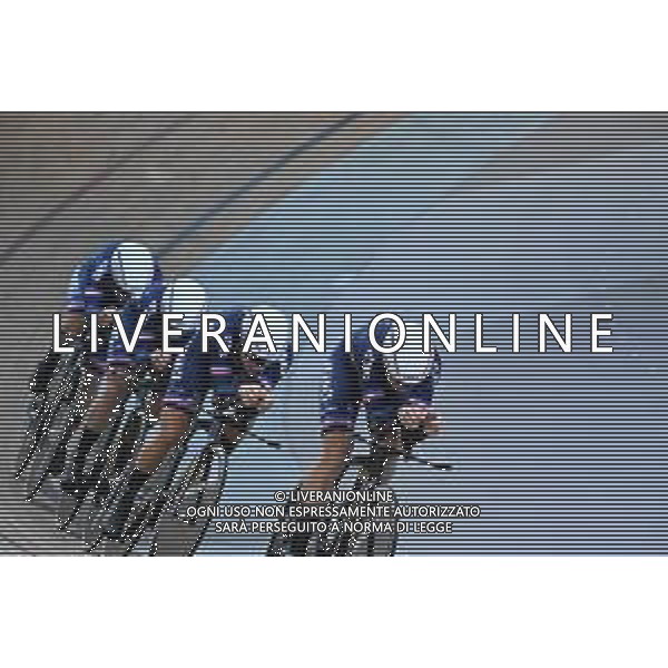 12-10-2022 World Championships Elite Women Track; Giornata 01; 2022, France; Borras, Marion; Copponi, Clara; Fortin, Valentine; Berteau, Victoire; Saint Quentin En Yvelines; FOTO STEFANO SIROTTI-AG ALDO LIVERANI SAS
