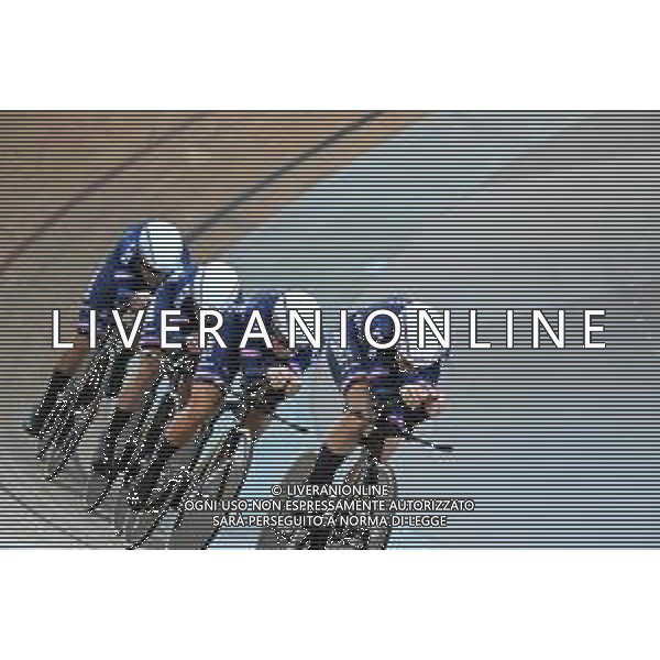 12-10-2022 World Championships Elite Women Track; Giornata 01; 2022, France; Borras, Marion; Copponi, Clara; Fortin, Valentine; Berteau, Victoire; Saint Quentin En Yvelines; FOTO STEFANO SIROTTI-AG ALDO LIVERANI SAS