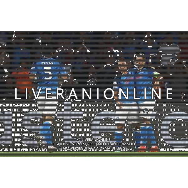 NAPOLI - AJAX UEFA CHAMPIONS LEAGUE 12.10.2022 NELLA FOTO ESULTANZA DOPO IL GOL DI Giacomo Raspadori ©MOSCA / AGENZIA ALDO LIVERANI SAS