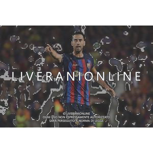 Sergio Busquets (Barcellona) Barcellona vs Inter Barcellona (SPA) 12-10-2022 Stadio Camp Nou UEFA Champions League fase a gironi gruppo C - 4a giornata foto Roberto Garavaglia/ag. Aldo Liverani sas / AGENZIA ALDO LIVERANI SAS
