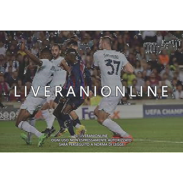Ousmane Dembele (Barcellona) segna il gol dell\'1 a 0 Barcellona vs Inter Barcellona (SPA) 12-10-2022 Stadio Camp Nou UEFA Champions League fase a gironi gruppo C - 4a giornata foto Roberto Garavaglia/ag. Aldo Liverani sas / AGENZIA ALDO LIVERANI SAS