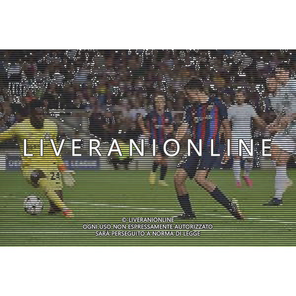 Pedro Gonzalez Lopez Pedri (Barcellona) occasione da gol Barcellona vs Inter Barcellona (SPA) 12-10-2022 Stadio Camp Nou UEFA Champions League fase a gironi gruppo C - 4a giornata foto Roberto Garavaglia/ag. Aldo Liverani sas / AGENZIA ALDO LIVERANI SAS