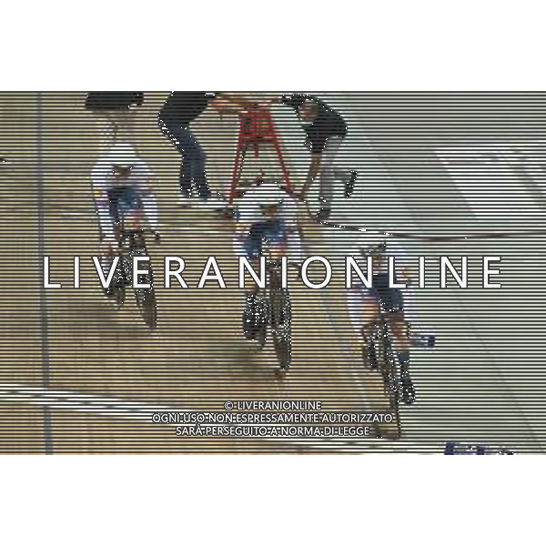 12-10-2022 World Championships Track; Giornata 01; 2022, Great Britain; Carlin, Jack; Fielding, Alistair; Turnbull, Hamish; Saint Quentin En Yvelines; ©SIROTTI / AGENZIA ALDO LIVERANI SAS