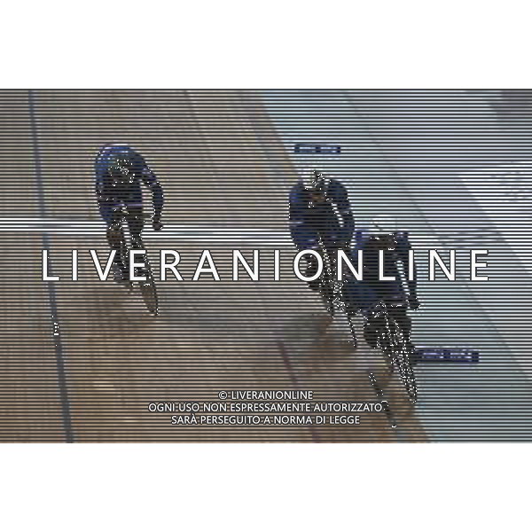12-10-2022 World Championships Track; Giornata 01; 2022, France; Gillion, Timmy; Landerneau, Melvin; Vigier, Sebastien; Saint Quentin En Yvelines; ©SIROTTI / AGENZIA ALDO LIVERANI SAS