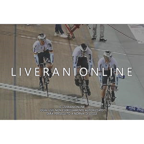 12-10-2022 World Championships Track; Giornata 01; 2022, Germany; Botticher, Stefan; Dornbach, Maximilian; Schroter, Nik; Saint Quentin En Yvelines; ©SIROTTI / AGENZIA ALDO LIVERANI SAS