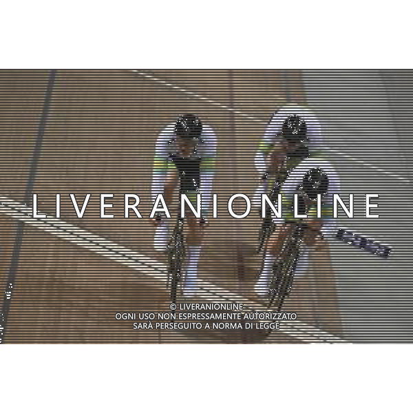 12-10-2022 World Championships Track; Giornata 01; 2022, Australia; Cornish, Thomas; Hoffman, Leigh; Richardson, Matthew; Saint Quentin En Yvelines; ©SIROTTI / AGENZIA ALDO LIVERANI SAS