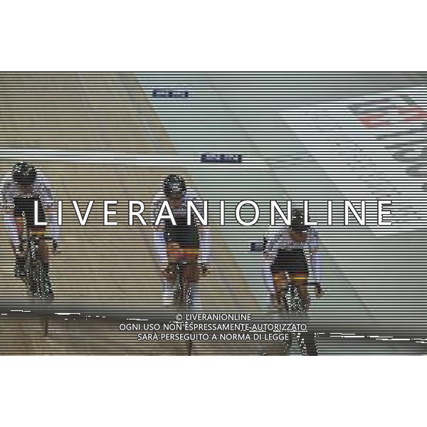 12-10-2022 World Championships Track; Giornata 01; 2022, Spain; Jimenez Elizondo, Ekain; Matinez Chorro, Alejandro; Moreno Sanchez, Jose; Saint Quentin En Yvelines; ©SIROTTI / AGENZIA ALDO LIVERANI SAS