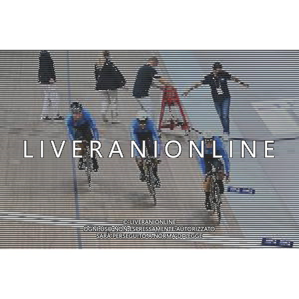 12-10-2022 World Championships Track; Giornata 01; 2022, Colombia; Ortega Fontalvo, Cristian David; Quintero Chavarro, Kevin Santiago; Ramirez Morales, Santiago; Saint Quentin En Yvelines; ©SIROTTI / AGENZIA ALDO LIVERANI SAS