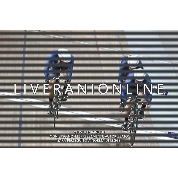 12-10-2022 World Championships Track; Giornata 01; 2022, Usa; Boone, Evan; Tang, Geneway; Walters, Dalton; Saint Quentin En Yvelines; ©SIROTTI / AGENZIA ALDO LIVERANI SAS