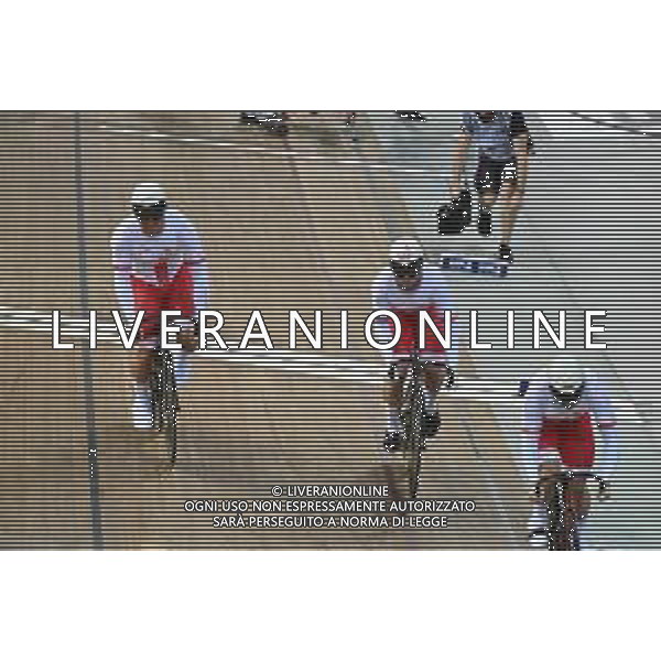 12-10-2022 World Championships Track; Giornata 01; 2022, Polonia; Rajkoeski, Patryk; Rudyk, Mateusz; Sarnecki, Rafal; Saint Quentin En Yvelines; ©SIROTTI / AGENZIA ALDO LIVERANI SAS