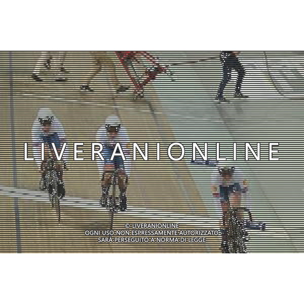 12-10-2022 World Championships Elite Women Track; Giornata 01; 2022, Great Britain; Bell, Lauren; Capewell, Sophie; Finucane, Emma; Saint Quentin En Yvelines; ©SIROTTI / AGENZIA ALDO LIVERANI SAS