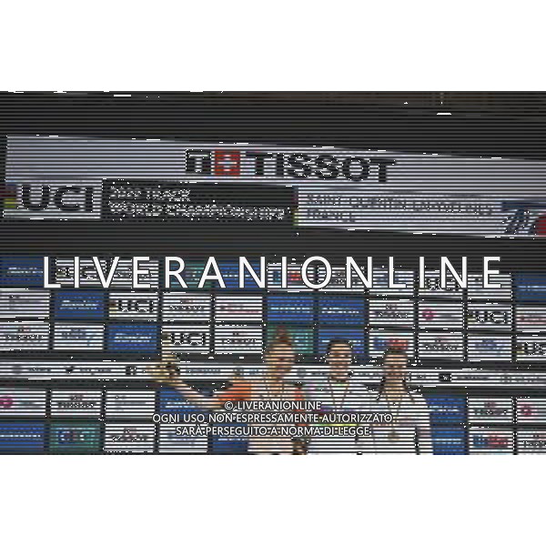 12-10-2022 World Championships Elite Women Track; Giornata 01; 2022, Italia; 2022, Olanda; 2022, Great Britain; Fidanza, Martina; Van Der Duin, Maike; Roberts, Jessica; Saint Quentin En Yvelines; ©SIROTTI / AGENZIA ALDO LIVERANI SAS