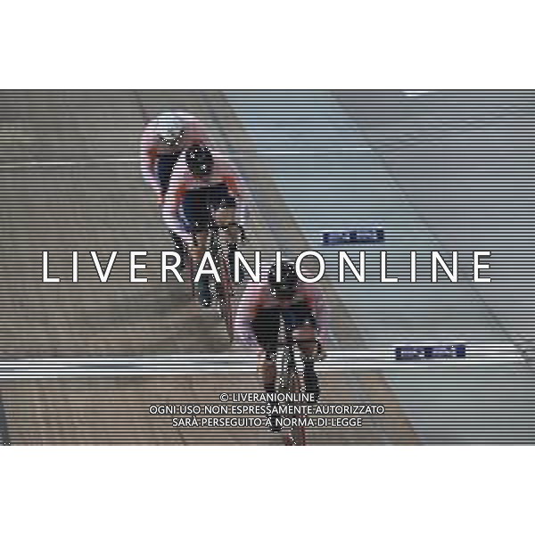 12-10-2022 World Championships Track; Giornata 01; 2022, Olanda; Van Den Berg, Roy; Lavreysen, Harrie; Hoogland, Jeffrey; Saint Quentin En Yvelines; ©SIROTTI / AGENZIA ALDO LIVERANI SAS