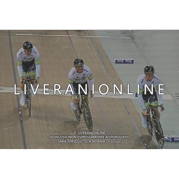 12-10-2022 World Championships Track; Giornata 01; 2022, Australia; Hoffman, Leigh; Richardson, Matthew; Glaetzer, Matthew; Saint Quentin En Yvelines; ©SIROTTI / AGENZIA ALDO LIVERANI SAS