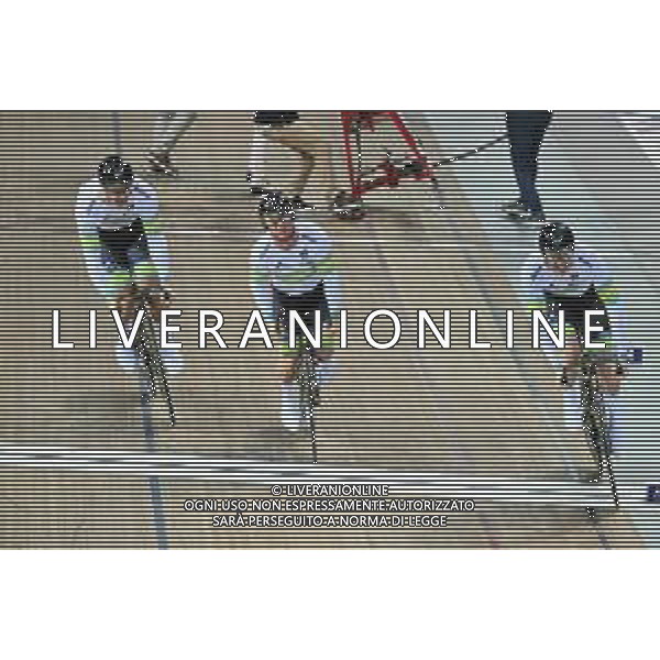 12-10-2022 World Championships Track; Giornata 01; 2022, Australia; Hoffman, Leigh; Richardson, Matthew; Glaetzer, Matthew; Saint Quentin En Yvelines; ©SIROTTI / AGENZIA ALDO LIVERANI SAS