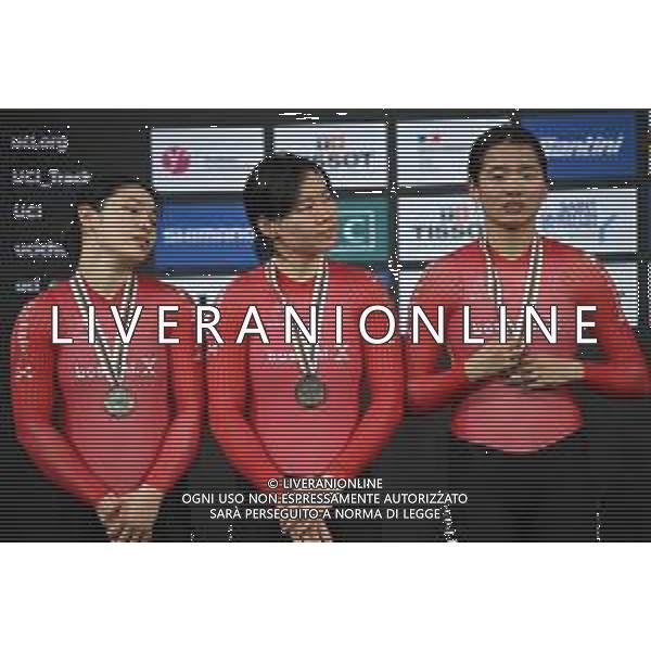 12-10-2022 World Championships Elite Women Track; Giornata 01; 2022, Cina; Bao, Shanju; Guo, Yufang; Yuan, Liying; Saint Quentin En Yvelines; ©SIROTTI / AGENZIA ALDO LIVERANI SAS