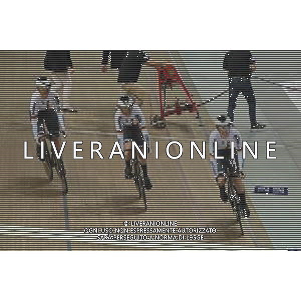 12-10-2022 World Championships Elite Women Track; Giornata 01; 2022, Germany; Friedrich, Lea Sophie; Grabosch, Pauline Sophie; Hinze, Emma; Saint Quentin En Yvelines; ©SIROTTI / AGENZIA ALDO LIVERANI SAS