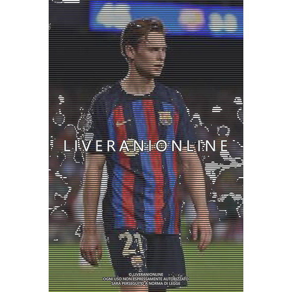 Frenkie de Jong (Barcellona) Barcellona vs Inter Barcellona (SPA) 12-10-2022 Stadio Camp Nou UEFA Champions League fase a gironi gruppo C - 4a giornata foto Roberto Garavaglia/ag. Aldo Liverani sas / AGENZIA ALDO LIVERANI SAS