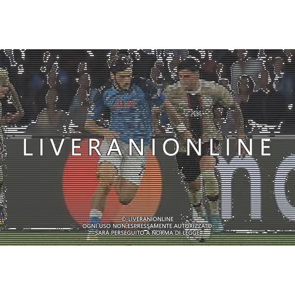 NAPOLI - AJAX UEFA CHAMPIONS LEAGUE 12.10.2022 NELLA FOTO hvicha Kvaratskhelia, Jorge Sanchez ©MOSCA / AGENZIA ALDO LIVERANI SAS