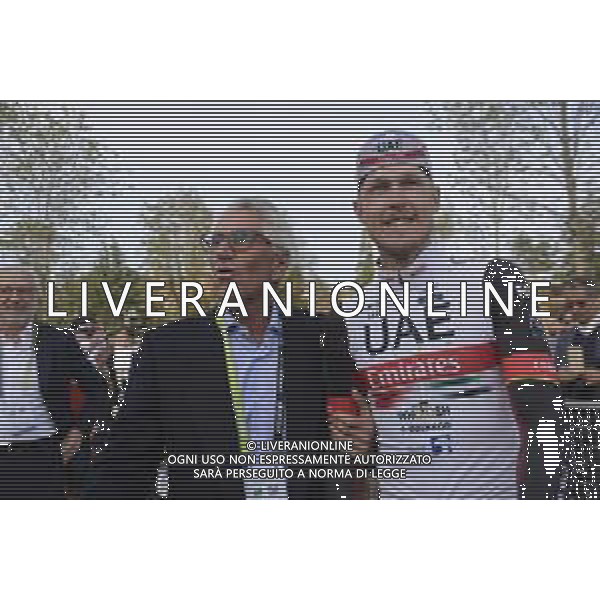 12-10-2022 Giro Del Veneto; 2022, Uae Emirates; Trentin, Matteo; Basso, Marino; Vicenza; ©SIROTTI / AGENZIA ALDO LIVERANI SAS