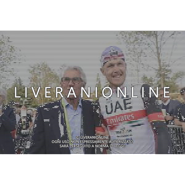 12-10-2022 Giro Del Veneto; 2022, Uae Emirates; Trentin, Matteo; Basso, Marino; Vicenza; ©SIROTTI / AGENZIA ALDO LIVERANI SAS