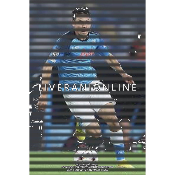 NAPOLI - AJAX UEFA CHAMPIONS LEAGUE 12.10.2022 NELLA FOTO Hirving Lozano ©MOSCA / AGENZIA ALDO LIVERANI SAS