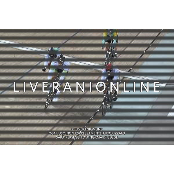 13-10-2022 World Championships Elite Track; Giornata 02; 2022, Japan; 2022, Australia; Yamasaki, Kento; Glaetzer, Matthew; Saint Quentin En Yvelines; ©SIROTTI / AGENZIA ALDO LIVERANI SAS
