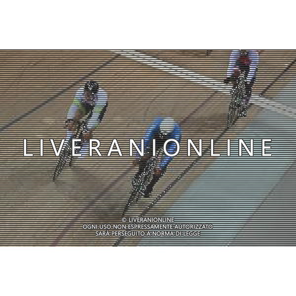 13-10-2022 World Championships Elite Track; Giornata 02; 2022, Colombia; 2022, Australia; Quintero Chavarro, Kevin Santiago; Richardson, Matthew; Saint Quentin En Yvelines; ©SIROTTI / AGENZIA ALDO LIVERANI SAS
