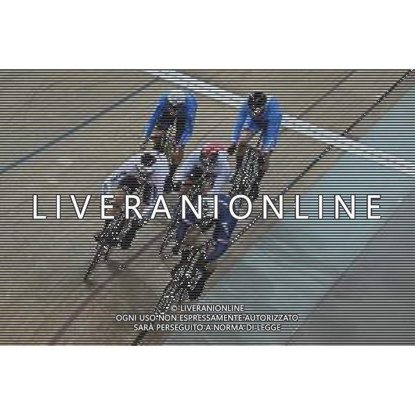 13-10-2022 World Championships Elite Track; Giornata 02; 2022, France; 2022, Germany; Vigier, Sebastien; Botticher, Stefan; Saint Quentin En Yvelines; ©SIROTTI / AGENZIA ALDO LIVERANI SAS