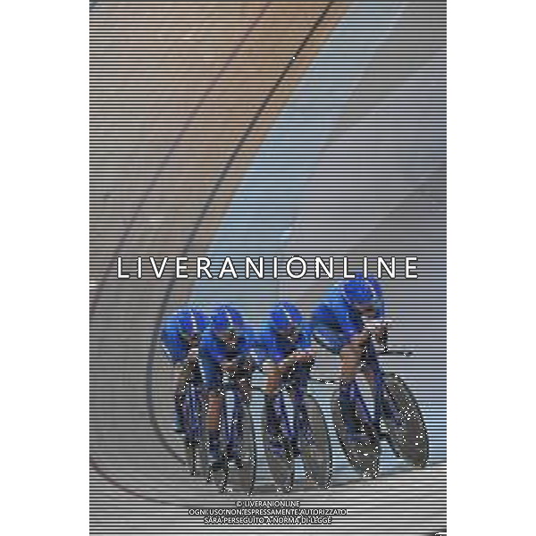 13-10-2022 World Championships Elite Women Track; Giornata 02; 2022, Italia; Balsamo, Elisa; Alzini, Martina; Consonni, Chiara; Guazzini, Vittoria; Saint Quentin En Yvelines; ©SIROTTI / AGENZIA ALDO LIVERANI SAS