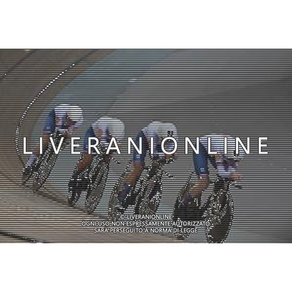 13-10-2022 World Championships Elite Women Track; Giornata 02; 2022, Great Britain; Evans, Neah; Archibald, Katie; Morris, Anna; Knight, Josie; Saint Quentin En Yvelines; ©SIROTTI / AGENZIA ALDO LIVERANI SAS