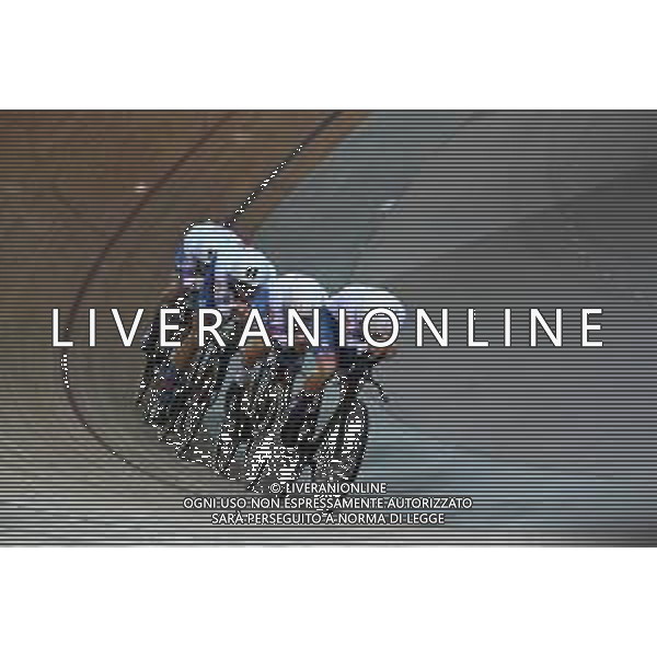 13-10-2022 World Championships Elite Track; Giornata 02; 2022, Great Britain; Hayter, Ethan; Wood, Oliver; Vernon, Ethan; Bigham, Daniel; Saint Quentin En Yvelines; ©SIROTTI / AGENZIA ALDO LIVERANI SAS