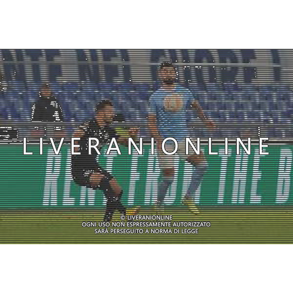 Lazio vs Sturm Graz Europa League - 4 Giornata Stadio Olimpico - Roma 13-10-2022 nella foto: Hysaj e Keteishvili ©Federico Gaetano / AGENZIA ALDO LIVERANI SAS