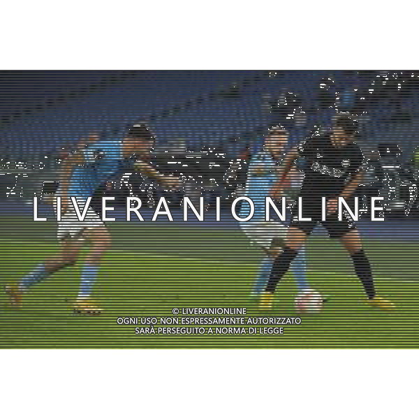 Lazio vs Sturm Graz Europa League - 4 Giornata Stadio Olimpico - Roma 13-10-2022 nella foto: manuel Lazzari e Ajeti ©Federico Gaetano / AGENZIA ALDO LIVERANI SAS