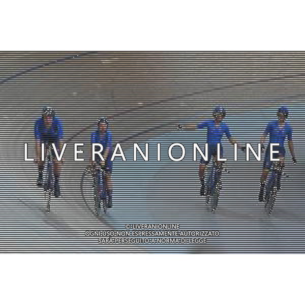 13-10-2022 World Championships Elite Women Track; Giornata 02; 2022, Italia; Balsamo, Elisa; Consonni, Chiara; Fidanza, Martina; Guazzini, Vittoria; Saint Quentin En Yvelines; ©SIROTTI / AGENZIA ALDO LIVERANI SAS